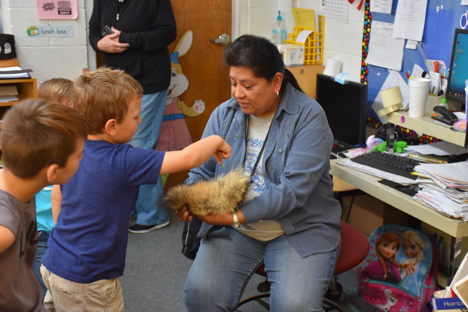 Fluffy bunnies visit the elementary!